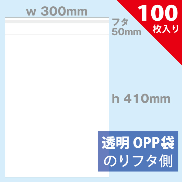 OPP袋　300×410mm／ブック写真集用　100枚入り