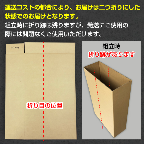 【個別送料880円】梱包用ダンボールE　8枚セット