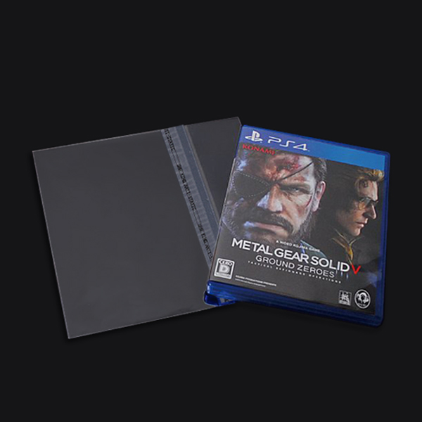 OPP袋　186×140mm／PS3・PS4ソフト・Blu-rayパッケージ対応（ヨコ入れ型）　100枚入り